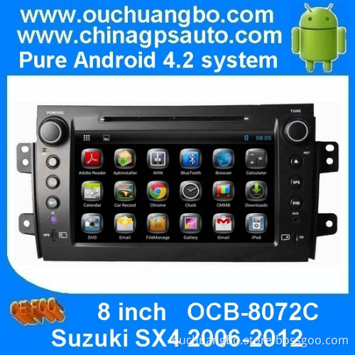 Ouchuangbo 8"Android 4.2 Car Stereo Radio Player USB DVD 3G Wifi for Suzuki SX4 2006-2012
